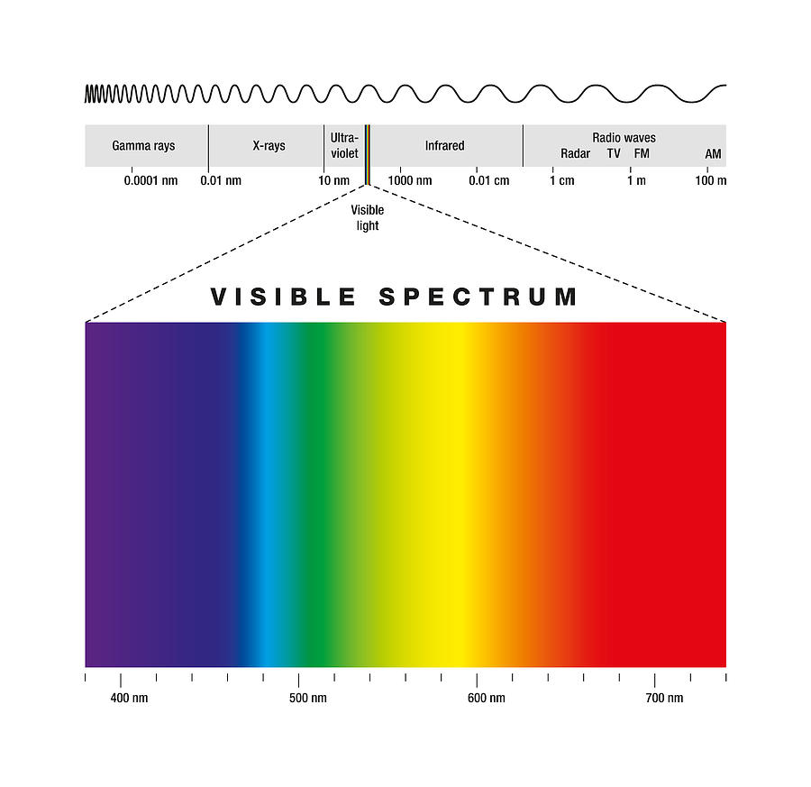 Where Is Visible Light On The Electromagnetic Spectrum