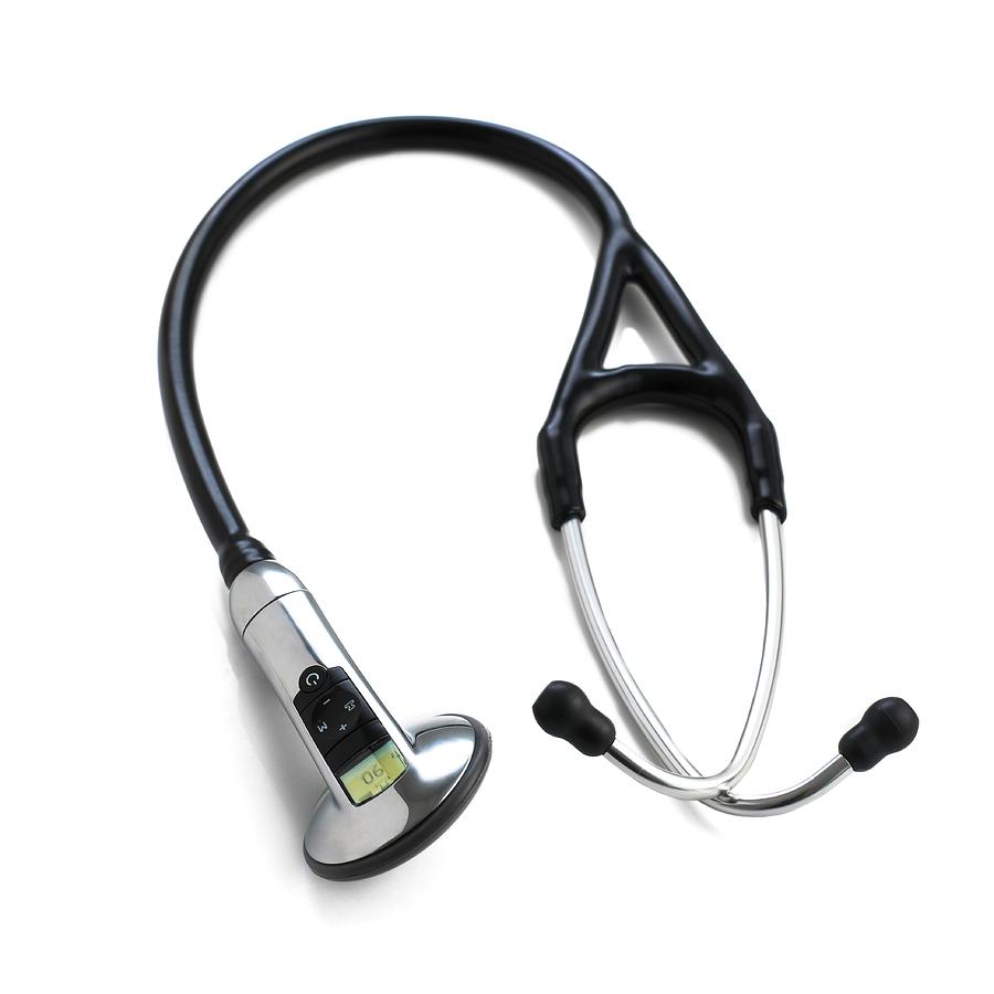 Electronic Stethoscope Photograph by Science Photo Library Fine Art