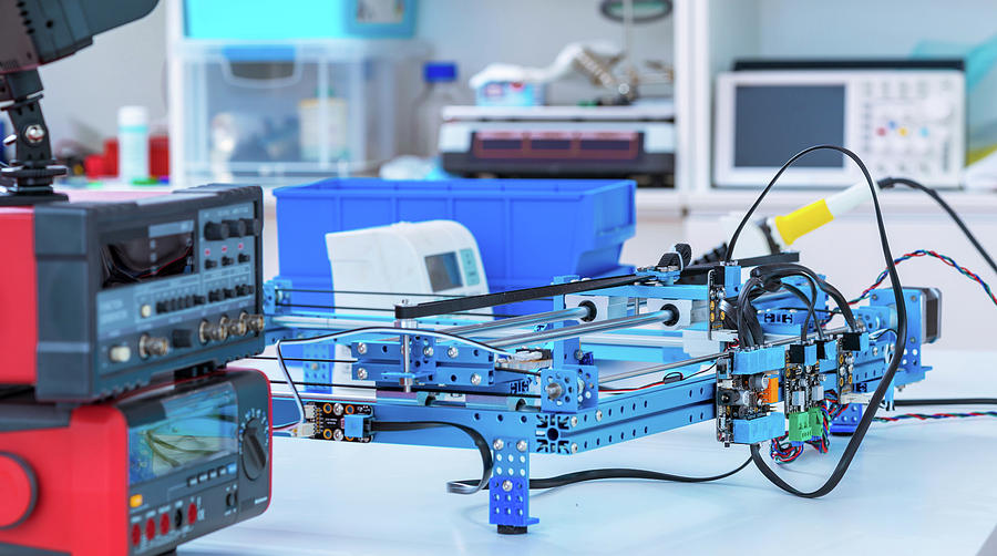 Electronics Laboratory Equipment And Machinery Photograph by Wladimir