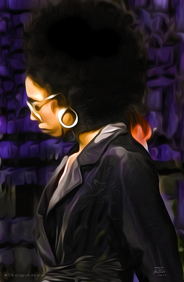 Black Culture Digital Art - Elegance by Joe Paradis
