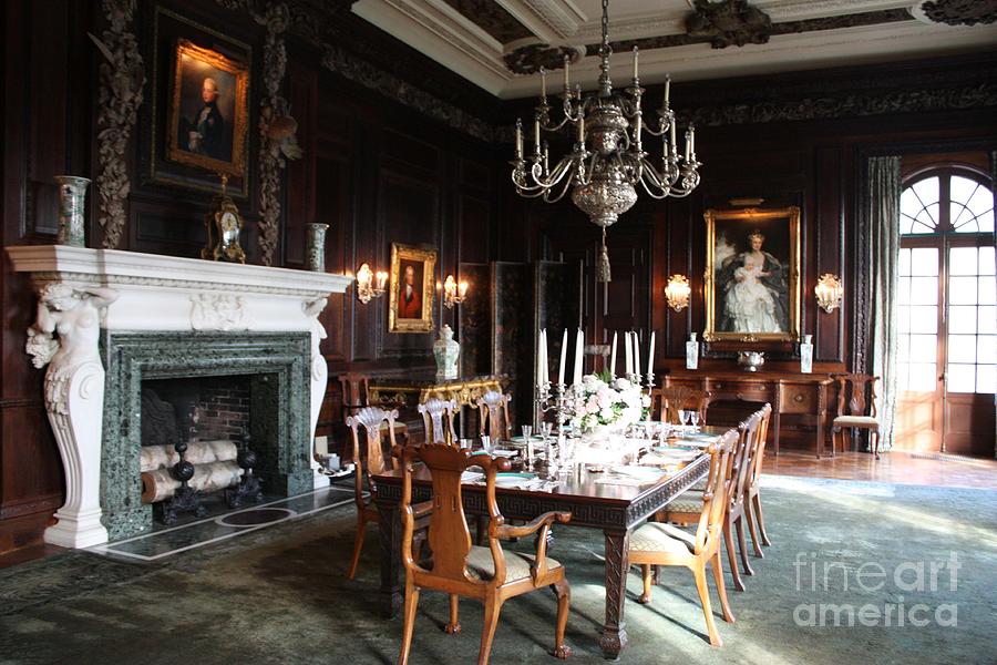 Landmark Photograph - Elegant Dining Room From the Past by John Telfer