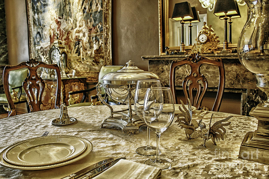 Elegant Dinner Table Photograph by Patricia Hofmeester