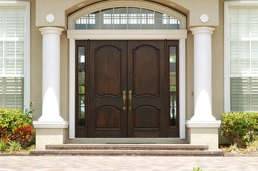 Elegant Entry to Luxury Home Photograph by Prosado