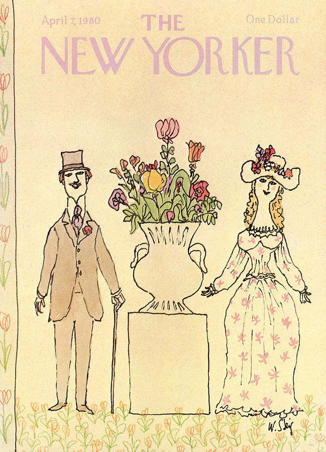 New Yorker April 7, 1980 Painting by William Steig