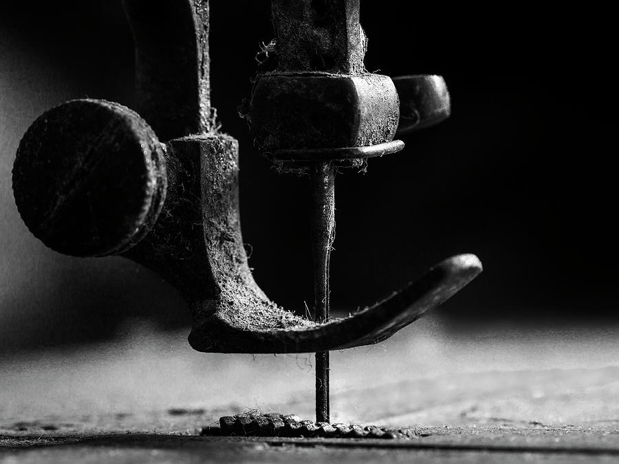 Still Life Photograph - .....element Sewing Machine..... by Johanes Januar