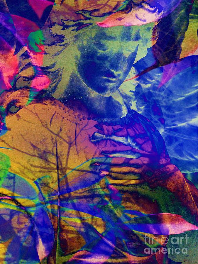 Elemental Angel Abstracted  Digital Art by Elizabeth McTaggart