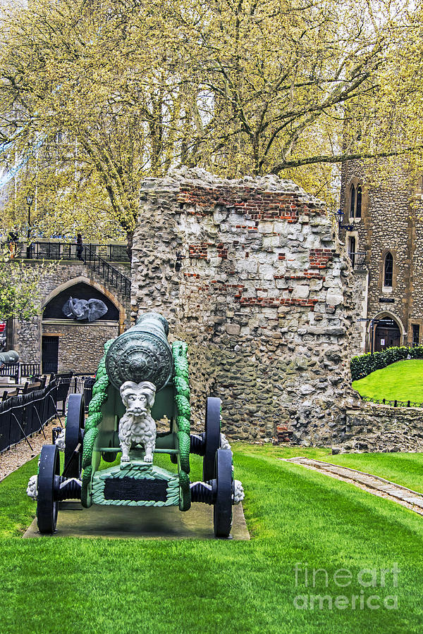Elephant and Cannon of the Tower Photograph by Elvis Vaughn