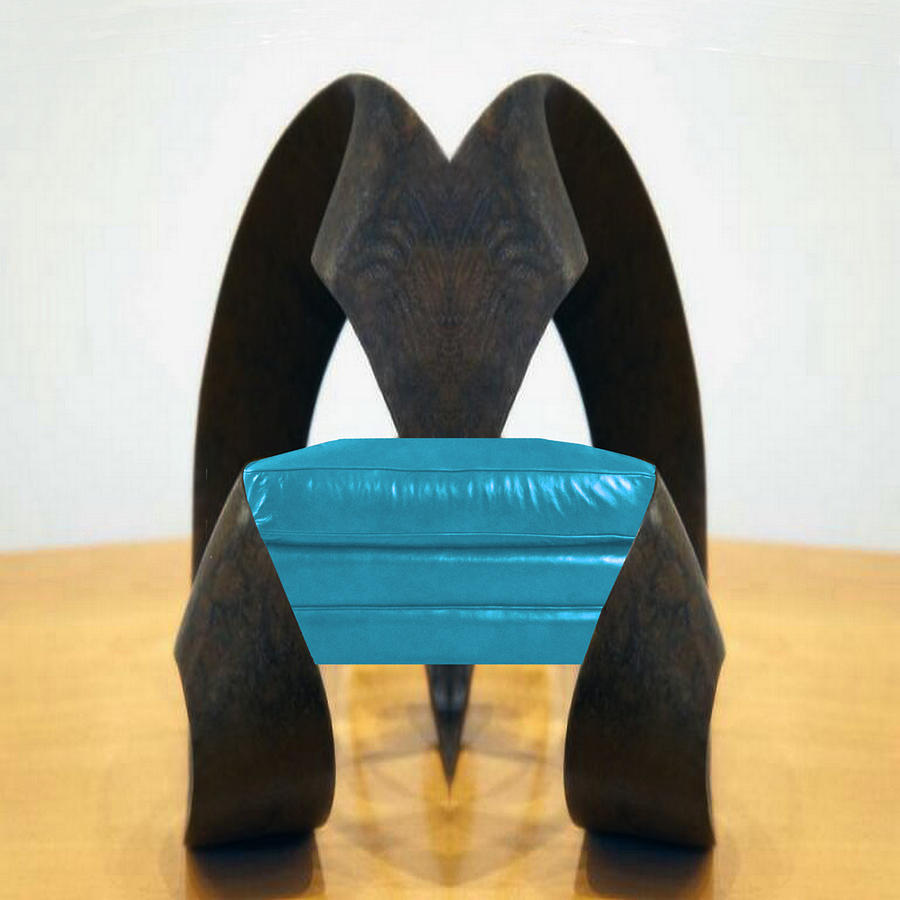 Elephant Chair  Digital Art by Mary Russell
