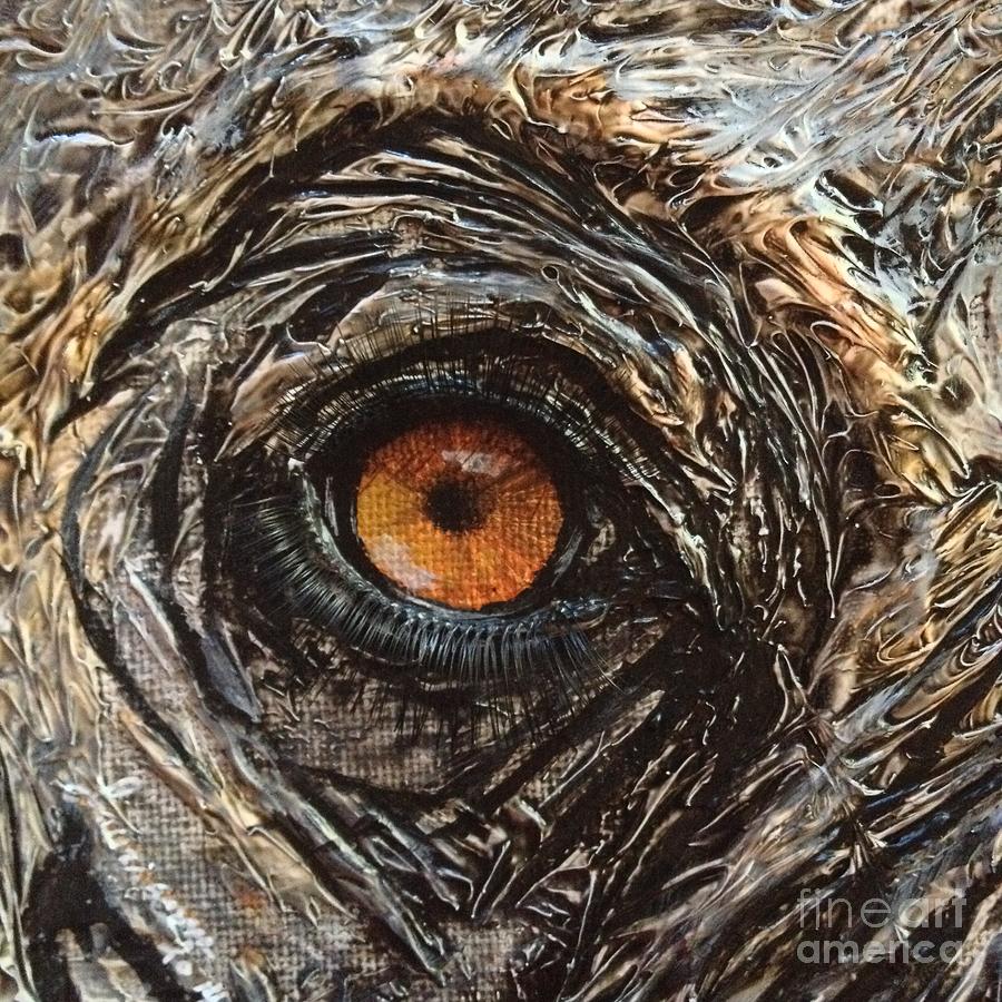 Elephant eye Painting by Laurianna Taylor