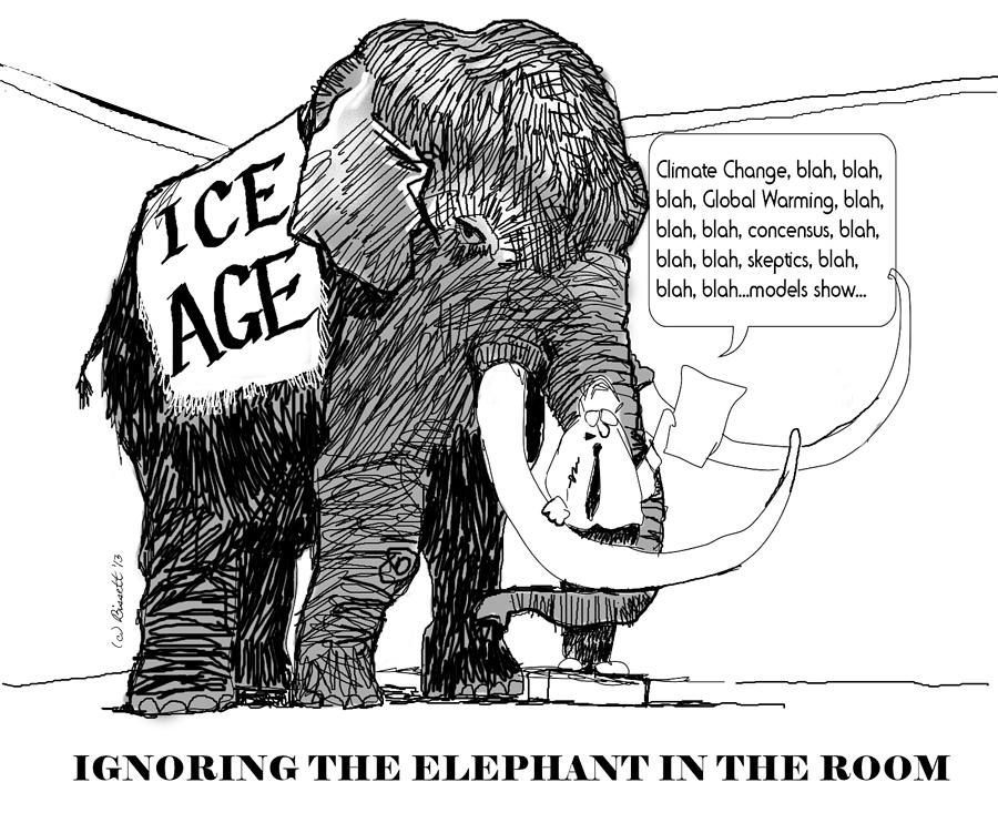 Elephant in Room Digital Art by Robert Bissett