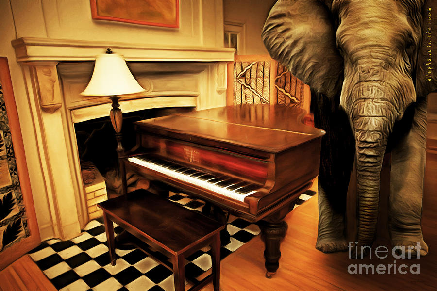 Elephant In The Room 20141225 Photograph by Wingsdomain Art and Photography