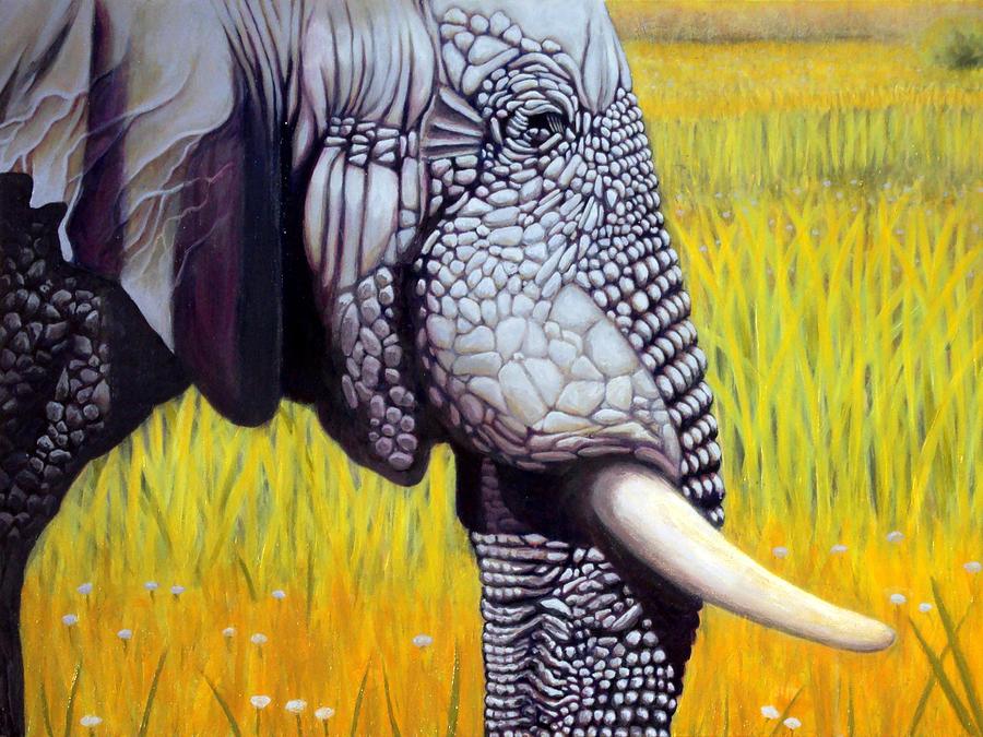 Elephant Painting - Elephant by Nathan Ledyard