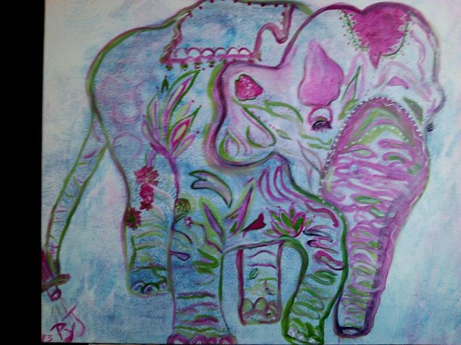 Elephant  Painting by Patricia Vazquez