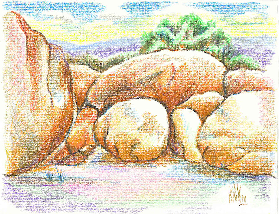 Elephant Rocks State Park II  No C103 Painting by Kip DeVore