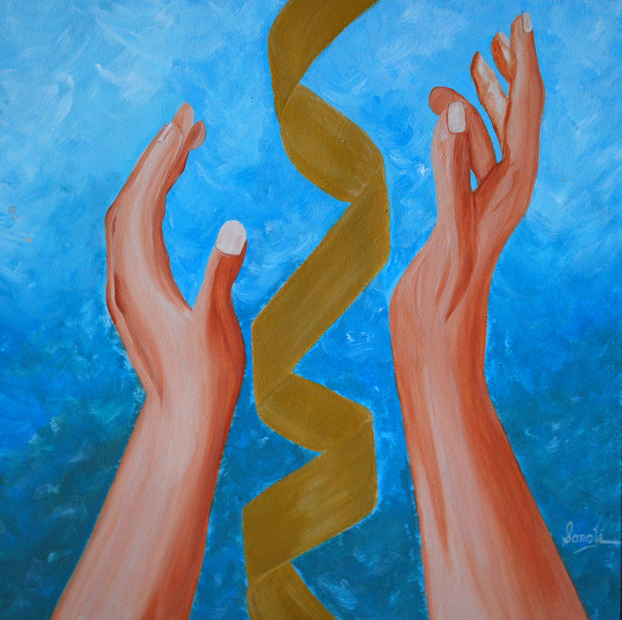 Hands Painting - Elevate by Sonali Kukreja
