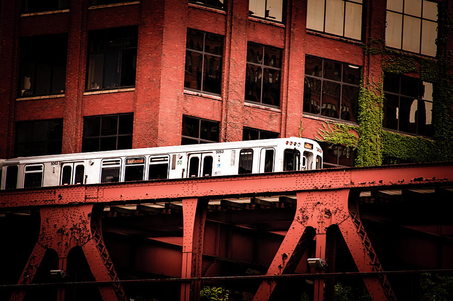 Elevated Train - Chicago Photograph by Shutter18