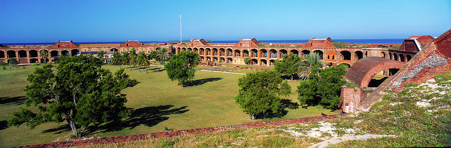 Elevated View Of Trees At Fort Photograph by Panoramic Images