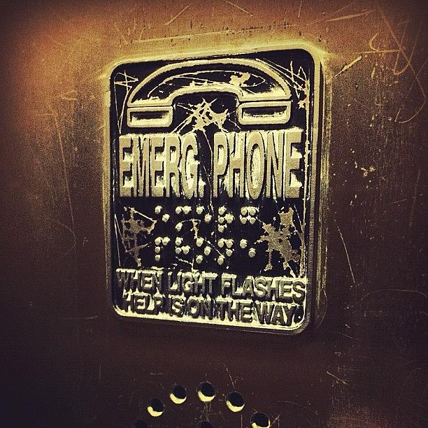 New York City Photograph - Elevator Emergency by Natasha Marco