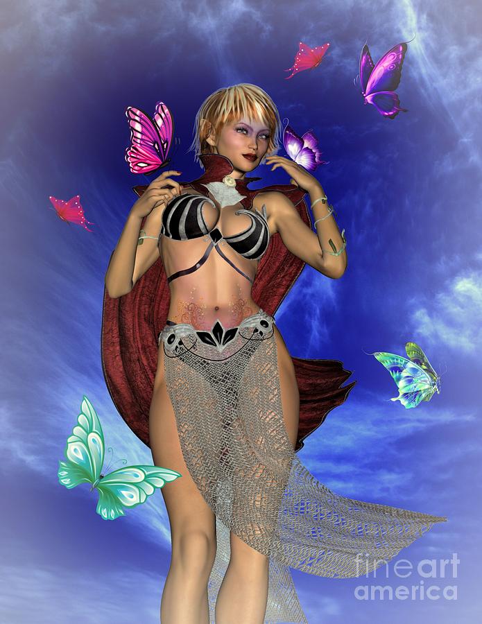 Elf Girl Digital Art By Brian Raggatt Fine Art America