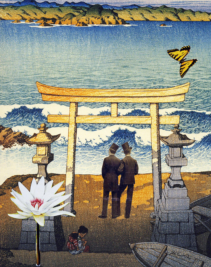 Elijah and Ezra Honeymoon in Japan Digital Art by John Vincent Palozzi