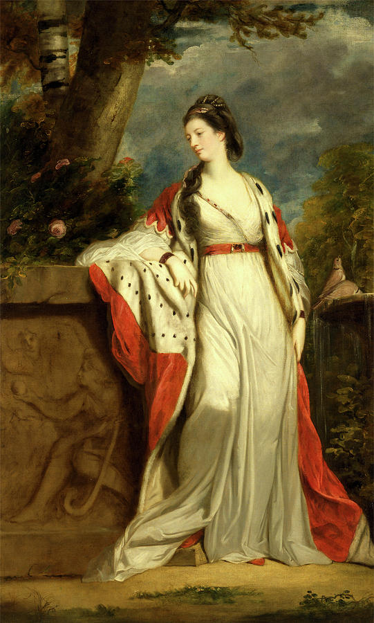 Elizabeth Gunning, Duchess Of Hamilton And Argyll Painting by Litz ...