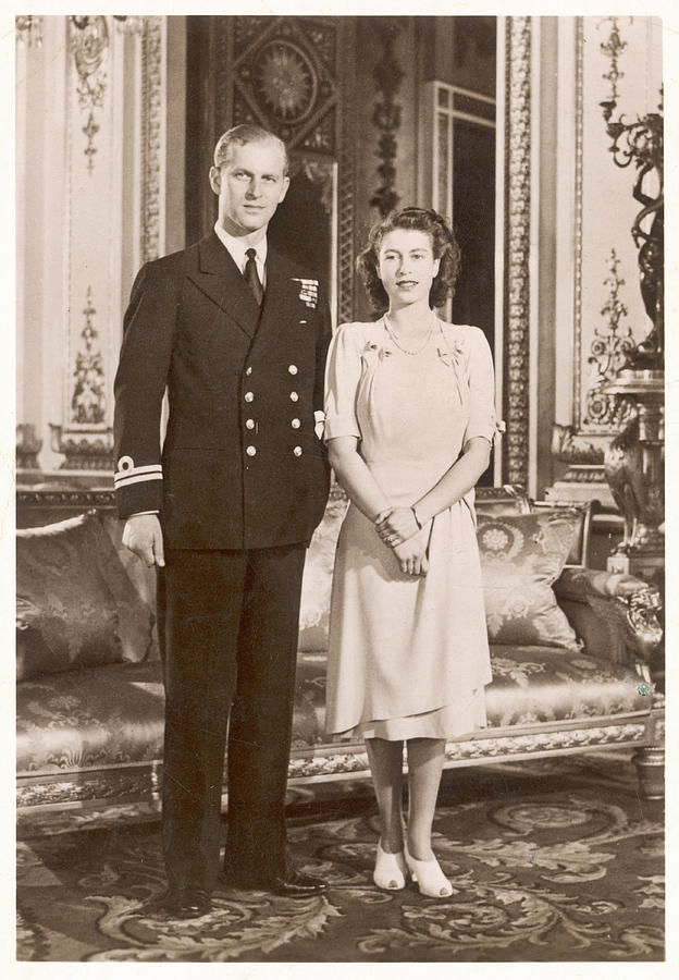 Elizabeth II With Her Fiance Photograph by Mary Evans Picture Library ...