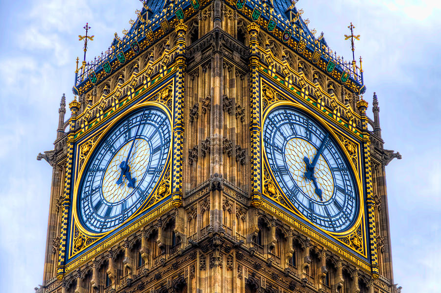 Elizabeth Tower Clock Photograph by Tim Stanley