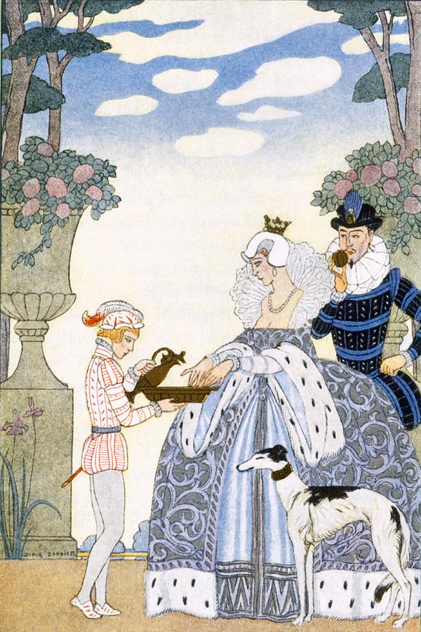 Pattern Painting - Elizabethan England by Georges Barbier