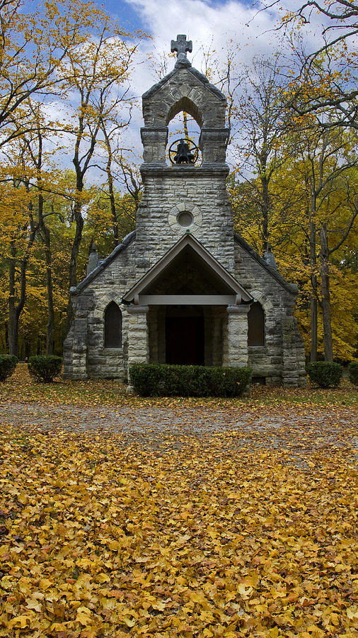 Elkhart Cemetery Chapel II Photograph by Eric Mace - Pixels