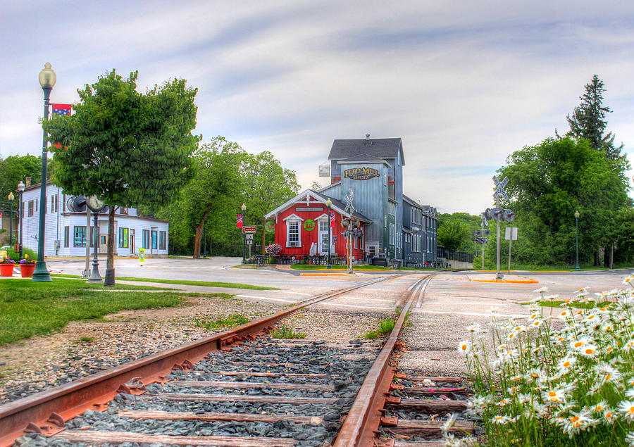 Elkhart Lake Off the Rail and Feed Mill Market Photograph by Brook Burling