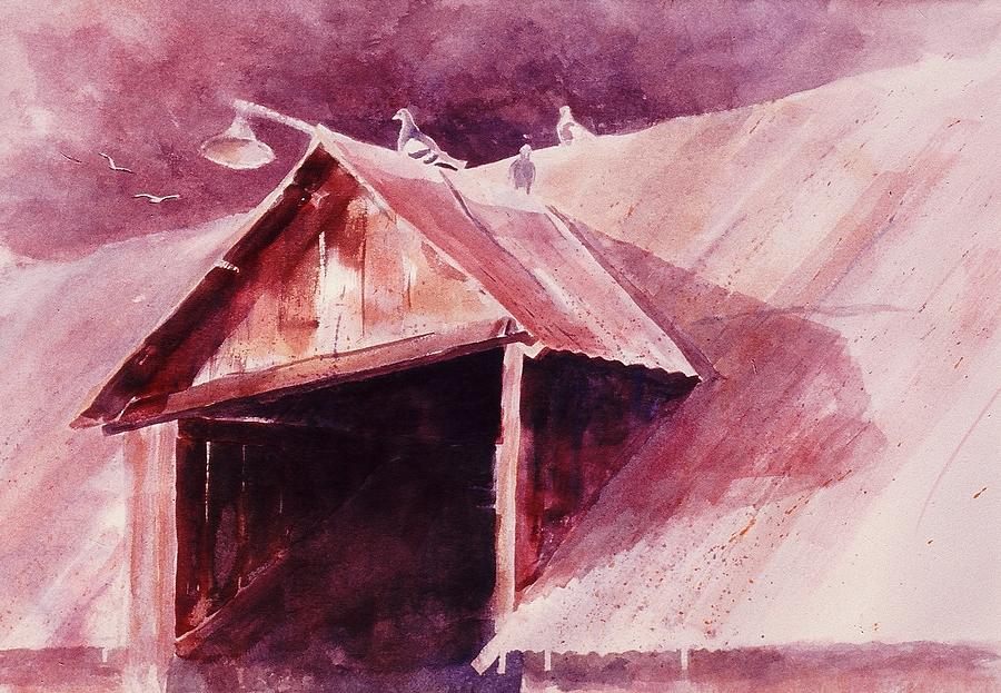 Elkhorn Valley Barn Painting by John Svenson