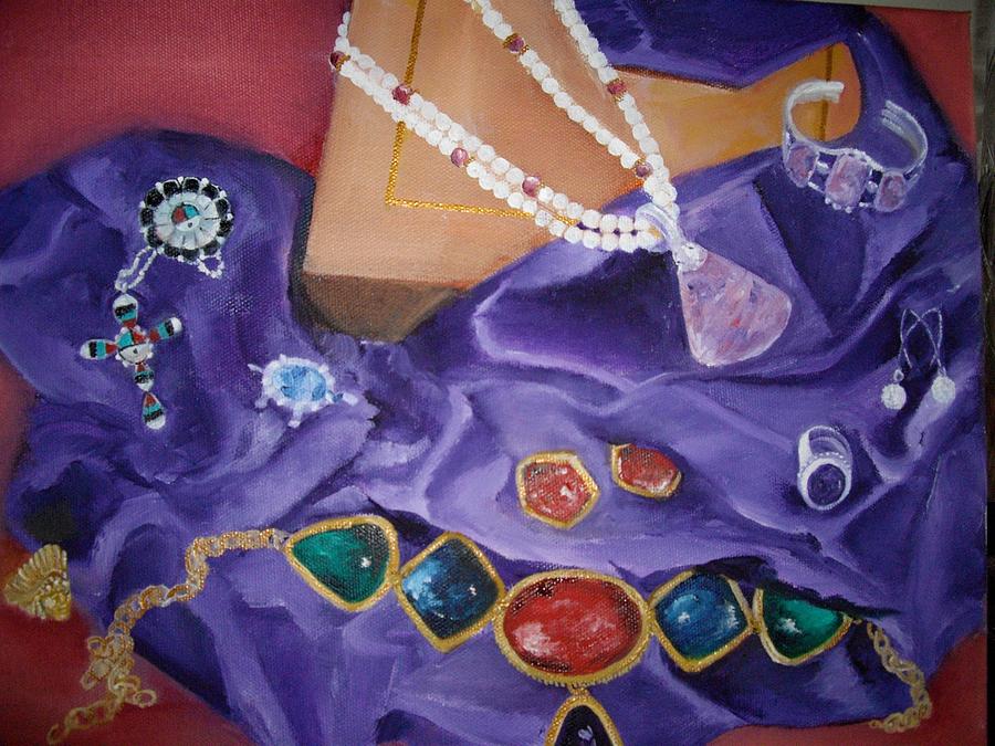 Ellens Bling Painting by Ellen Canfield