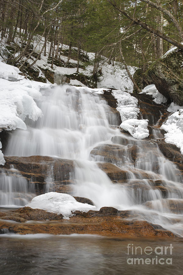 Nature Photograph - Ellens Falls - White Mountains New Hampshire USA by Erin Paul Donovan