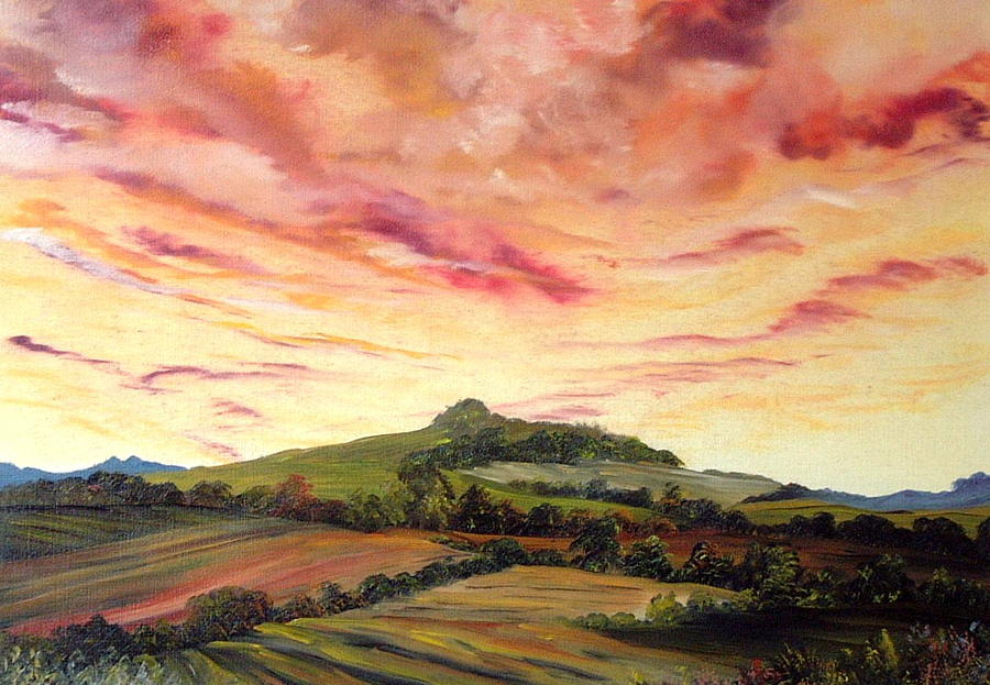 Ellerby  N E Yorkshire Painting by Jean Walker