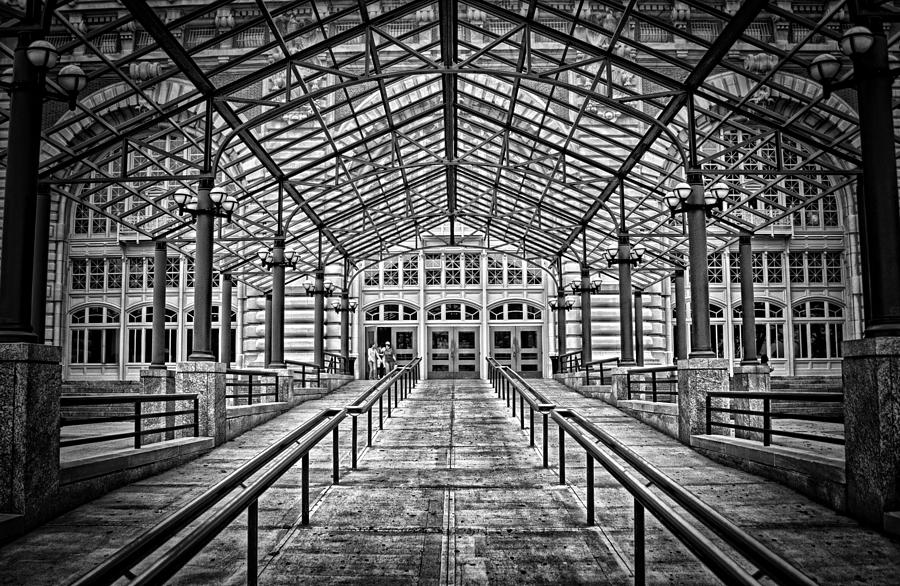 Ellis Island Entrance Photograph by Ben Shields