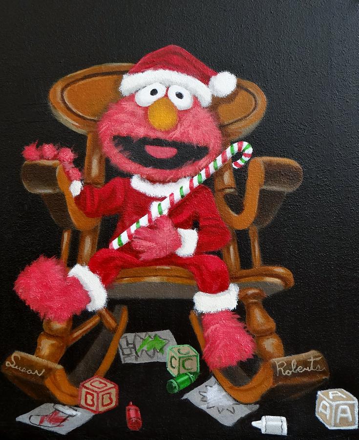 Elmo  Painting by Susan Roberts