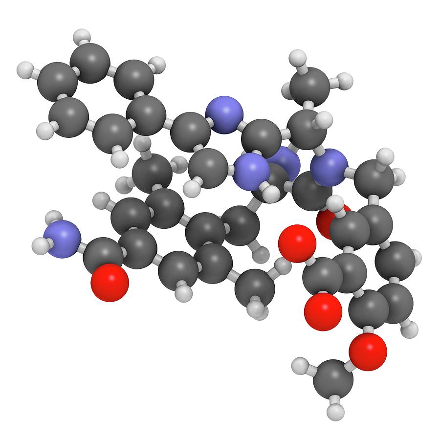 Eluxadoline Drug Molecule Photograph by Molekuul - Fine Art America