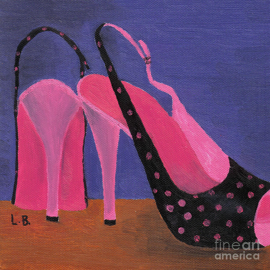 Elviras Shoes Painting by Laurel Best