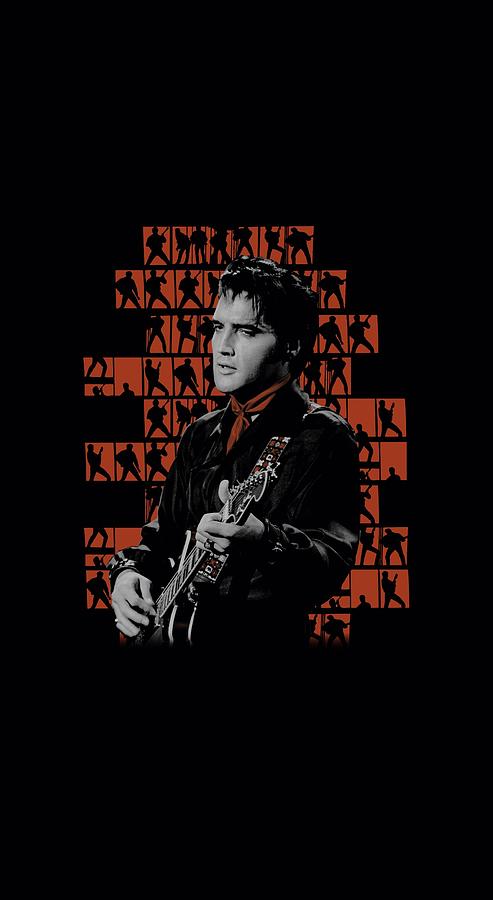 Elvis Presley Digital Art - Elvis - 1968 by Brand A