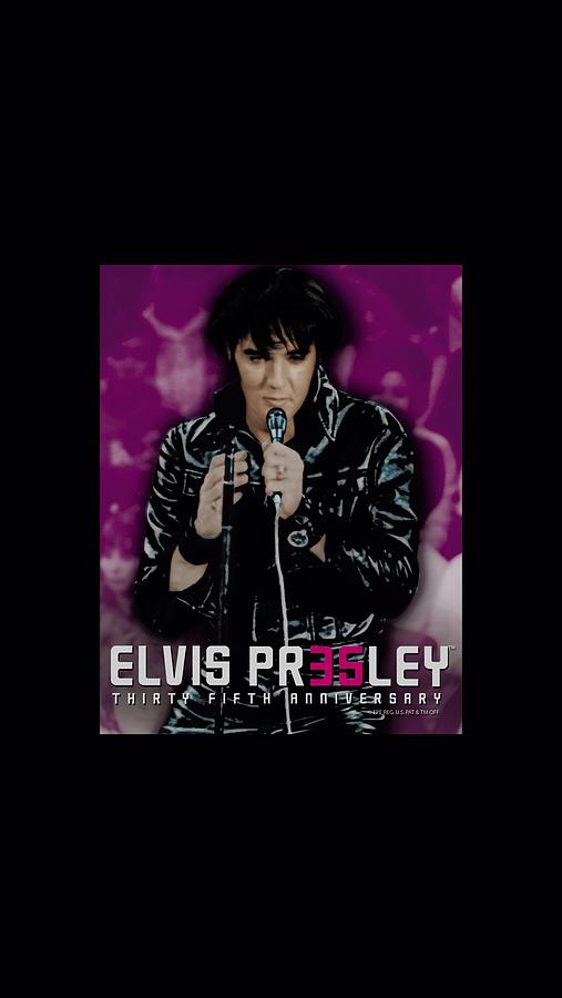 Elvis - 35 Leather Digital Art by Brand A