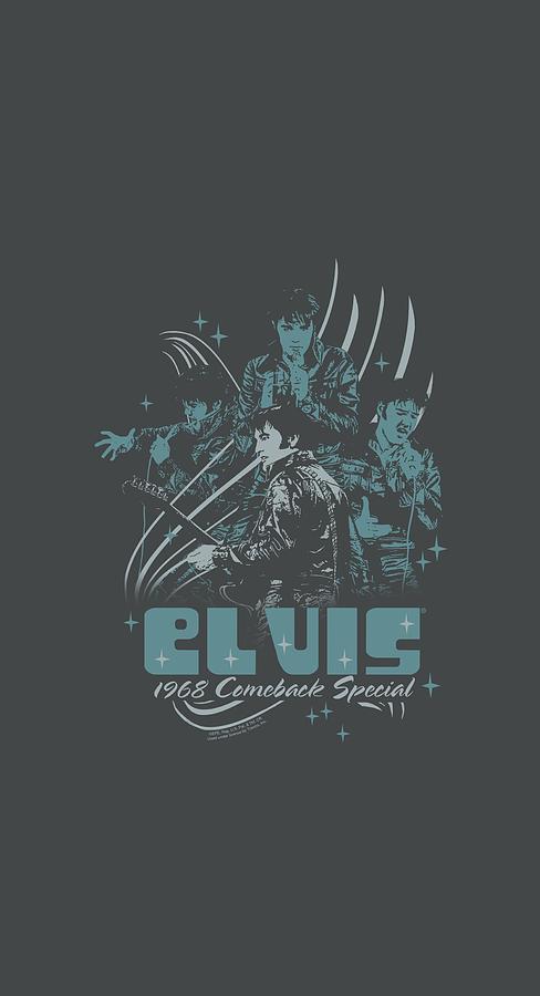 Elvis Presley Digital Art - Elvis - 68 Leather by Brand A