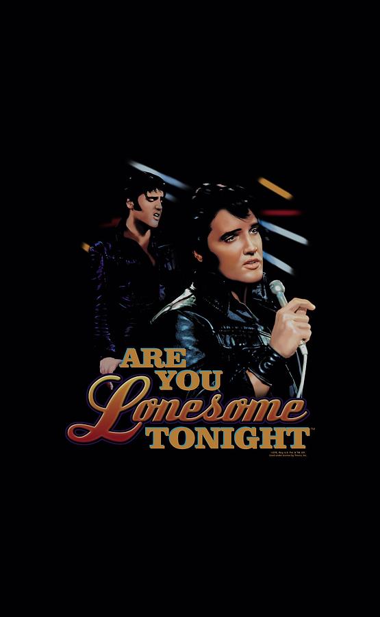 Elvis Presley Digital Art - Elvis - Are You Lonesome by Brand A