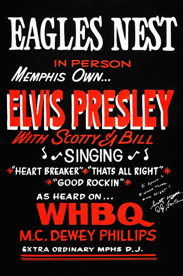 Elvis Presley Photograph - Elvis at the Eagles Nest 1954 Poster by Bill Cannon