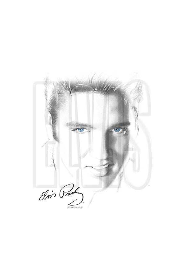 Elvis Presley Digital Art - Elvis - Blue Eyes by Brand A