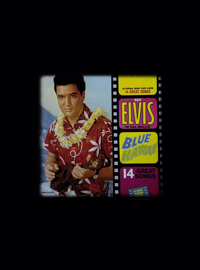 Elvis Presley Digital Art - Elvis - Blue Hawaii Album by Brand A