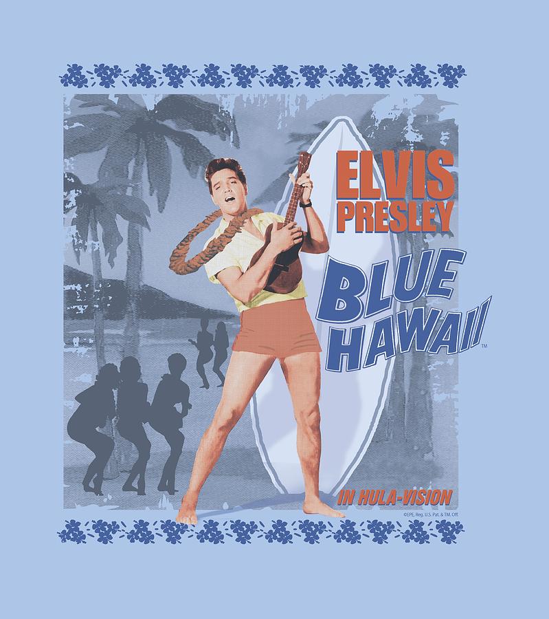 Elvis Presley Digital Art - Elvis - Blue Hawaii Poster by Brand A