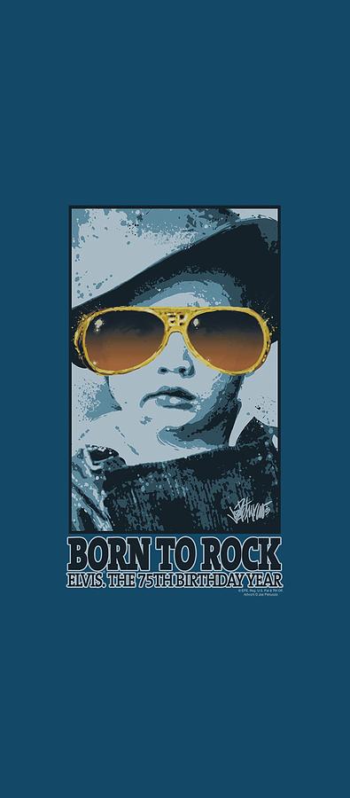 Elvis Presley Digital Art - Elvis - Born To Rock by Brand A
