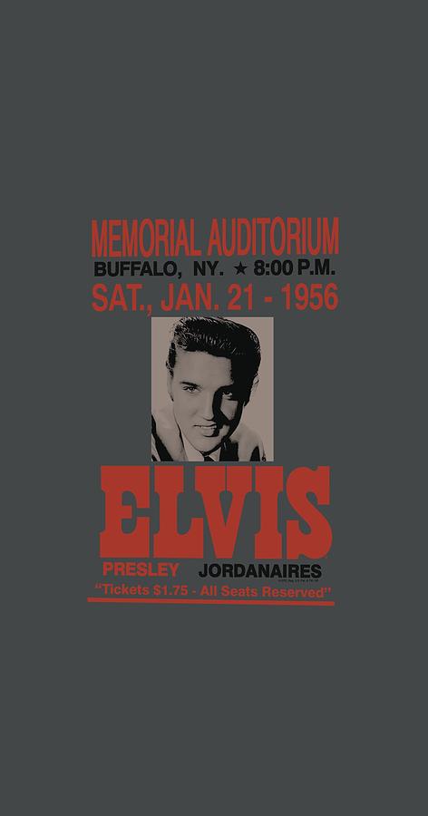 Elvis Presley Digital Art - Elvis - Buffalo 1956 by Brand A
