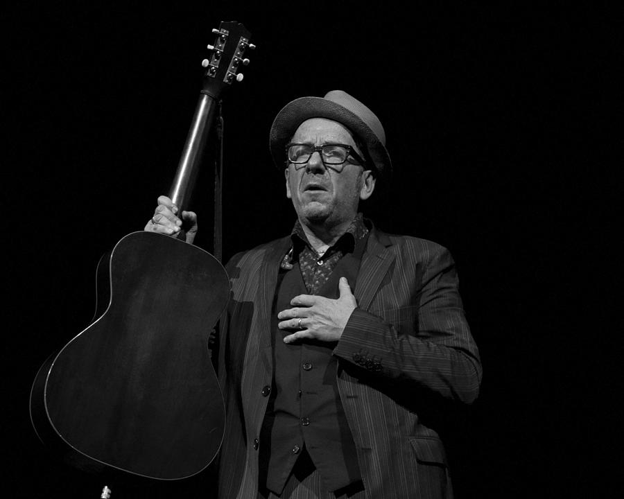 Elvis Costello Photograph by Jeff Ross