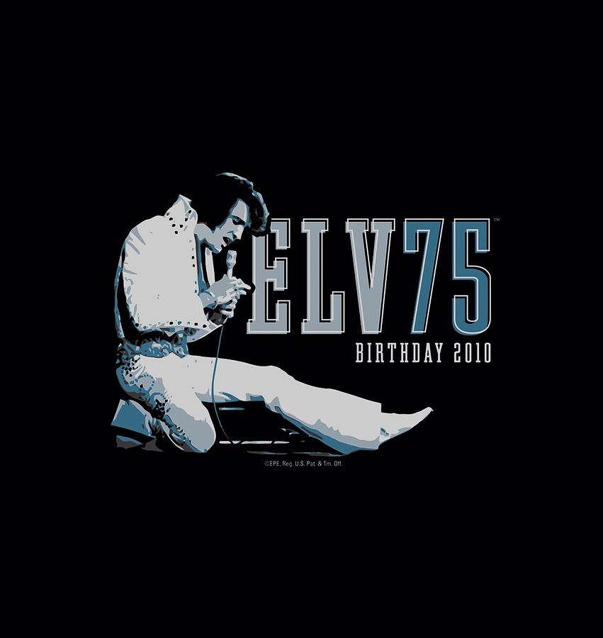 Elvis Presley Digital Art - Elvis - Elv 75 Logo by Brand A